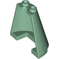 Lego polovina kužele 4 x 2 x 3, pískově zelená (6351382)